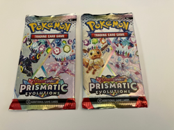 Pokemon TCG: Prismatic Evolutions Booster Packs! Lot of 2 Factory-Sealed Packs! - Image 2