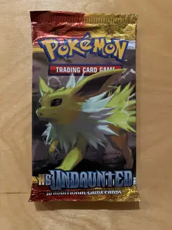 Pokemon HS Undaunted Booster Pack Sealed 2010 HGSS TCG Jolteon Artwork 820650105401 - Image 1