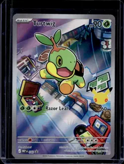 2025 Pokemon MEP Black Star Promos Turtwig #040 - Image 1