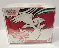 Pokemon TCG Scarlet & Violet White Flare Elite Trainer Box Sealed Soft Protector - Image 1