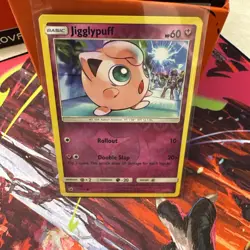 Jigglypuff 71/111 Common Crimson Invasion Pokemon Reverse Holo Near Mint - Image 1