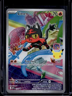 2025 Pokemon MEP Black Star Promos Litten #044 - Image 1