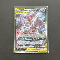 Pokemon - Mewtwo & Mew GX Tag Team SM191 Holo Black Star Promo - Pk001964 - Image 1