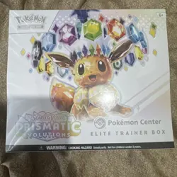 NEW Sealed Pokemon TCG Prismatic Evolutions Pokemon Center ETB Eevee Promo - Image 1
