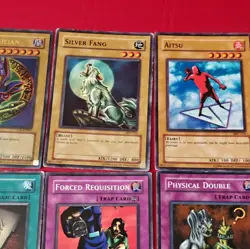 Konami Yu-Gi-Oh! TCG Card Lot 8 Dark Magician Succubus Knight Silver Fang - Image 3