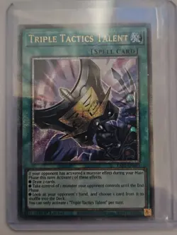 Triple Tactics Talent (Quarter Century Secret Rare) RA01-EN063 Yu-Gi-Oh NM/M - Image 1