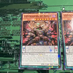 D/D/D Oblivion King Abyss Ragnarok SP17-EN029 Starfoil 1st Edition Yugioh 2 - Image 2