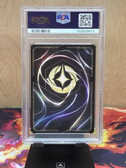 Disney Lorcana Dragon Fire DLC Participation Enchanted Promo 1/C1 PSA 9 Mint - Image 2