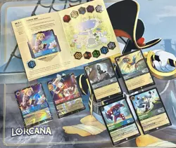 Disney Lorcana Epcot 2026 Festival of the Arts Complete Park EXCLUSIVE Promo Set - Image 2