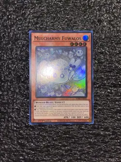 Yugioh! Mulcharmy Fuwalos RA04-EN050 Super Rare 1st Edition Light Play - Image 1