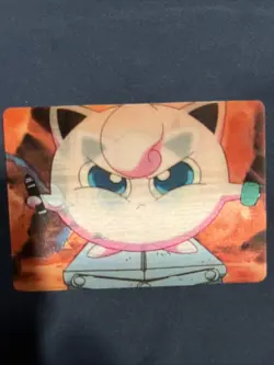 1998 Pokemon Jigglypuff Pioneer Viz Video PIKA-0022D 3D Lenticular Promo Card - Image 1