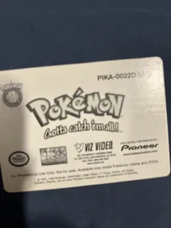 1998 Pokemon Jigglypuff Pioneer Viz Video PIKA-0022D 3D Lenticular Promo Card - Image 2