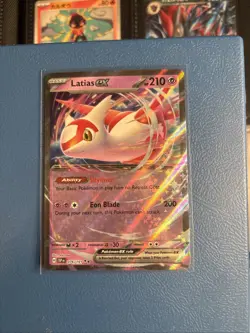 Pokemon Latias EX TCG Card 076/191 Sv: Surging Sparks Ultra Rare NM Condition - Image 1