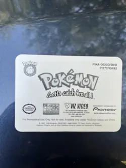 Pokemon Pikachu Raichu 3D Lenticular Promo Card Viz Video Pioneer PIKA-0030D/DVD - Image 2