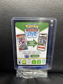pokemon lucario vstar swsh291 crown zenith elite trainer box promo alt art card. - Image 2