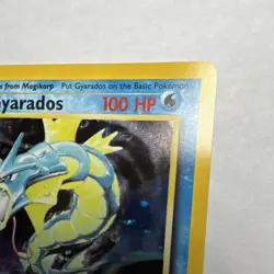 Pokemon TCG Gyarados Base Set Holo Rare 6/102 100 HP 1999 English Arita - Image 4