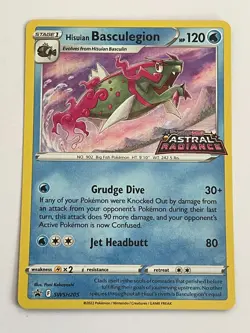 Pokemon TCG Sword & Shield Hisuian Basculegion Promo SWSH205 - Image 1