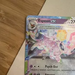 Pokemon Espeon ex 034/131 Double Rare Prismatic Evolutions Holo Near Mint - Image 5