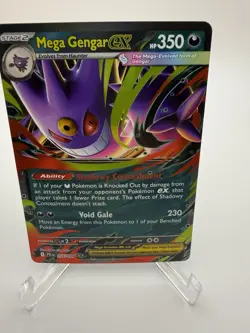 Pokemon TCG Mega Gengar EX #56 Phantasmal Flames Ultra Rare - Image 1