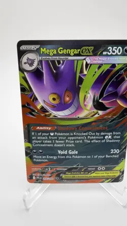 Pokemon TCG Mega Gengar EX #56 Phantasmal Flames Ultra Rare - Image 2