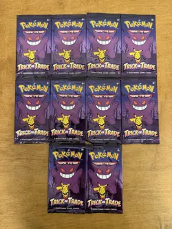 10x Pokemon Trick or Trade BOOster Bundle Packs Halloween Lot of 10 SEALED - Image 1