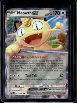 2026 Pokemon Perfect Order Meowth ex Double Rare #062/088 - Image 1