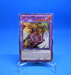 Yu-Gi-Oh! Elemental HERO Grandmerge [DUPO-EN004] Ultra Rare 1st Ed NM - Image 1