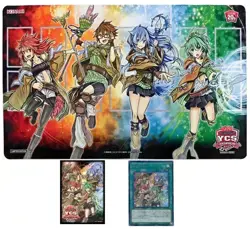 Yugioh Awakening of the Possessed DuelSet YCSJ 2019 Playmat Sleeve Card NEW - Image 1