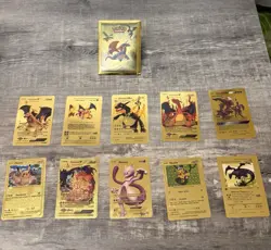 Pokemon Gold Foil Cards New Excellent Condition!! - Image 1