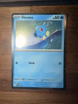 Horsea 137 SVP Pokemon TCG Black Star Promo Card NM Condition With Swirl - Image 1