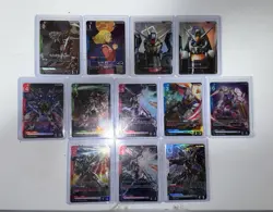 Bandai GD01 Gundam Card Game 10-Card Japanese Holo Foil Lot (2024) - Image 1