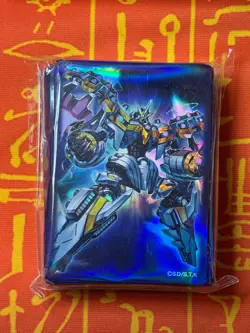YUGIOH DIVINE ARSENAL AA ZEUS SKY THUNDER CARD SLEEVES (100) JAPANESE OFFICIAL - Image 1