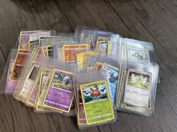 Pokemon TCG Card Lot 80-90 Cards Mixed Modern Collection - Image 1
