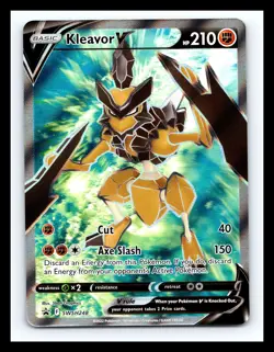 💥 Kleavor V (Full Art) SWSH248 SWSH: Sword & Shield Promo Cards Holo - Image 1