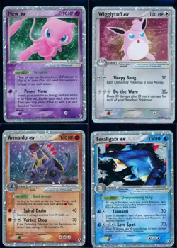 Pokemon EX SERIES - 4 EX Ultra Rare Holo Cards Bundle - ENG - HP/MP - Image 1