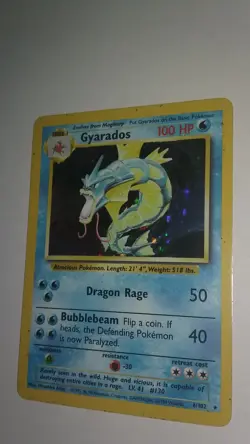 Pokemon holos Venusaur 15/102 Gyarados 6/102 heavily played 2 cards grass water - Image 4