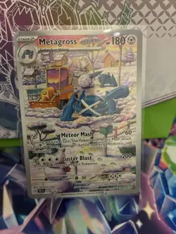 Metagross - 178/162 - Pokemon Temporal Forces Illustration Rare Card NM - Image 1