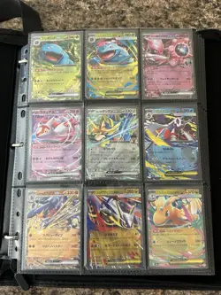HUGE Pokemon EX, Holo, Etc Binder Collection 450 Card lot Modern Non-English - Image 1