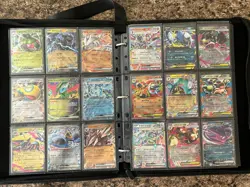 HUGE Pokemon EX, Holo, Etc Binder Collection 450 Card lot Modern Non-English - Image 3