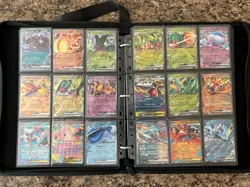 HUGE Pokemon EX, Holo, Etc Binder Collection 450 Card lot Modern Non-English - Image 5