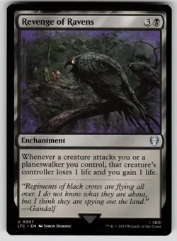 Revenge of Ravens Commander: The Lord of the Rings 207 MTG NM - Image 1