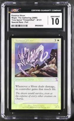 ESSENCE SLIVER Timeshifted Foil CGC 10 MTG [Nostalgium] - Image 1
