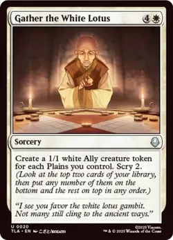 Foil - Gather the White Lotus - 20 - NM - EN - Image 1