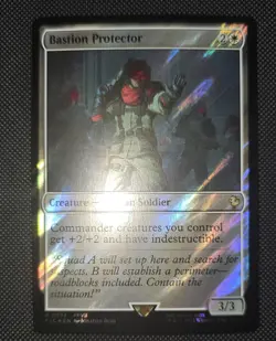 MTG SURGE FOIL Bastion Protector 0233 Rare NM - Image 1