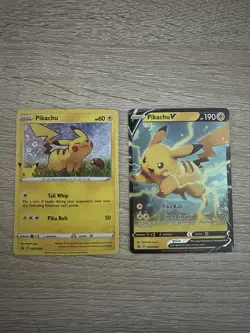 Pokemon Cards Pikachu Sword And Shield Promo Holos Set With Bonus Gift - Image 1