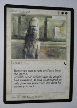 Dust to Dust The Dark LP Lightly Played MTG Magic the Gathering - Image 1