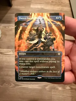 Fierce Guardianship (Borderless) Commander Masters Regular - Image 1