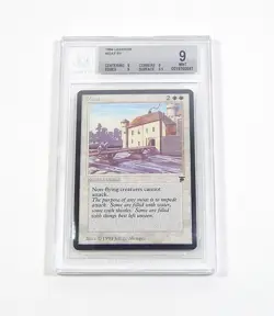 1994 Magic The Gathering MTG Legends Moat BGS 9 (Surface 9.5) - Image 1