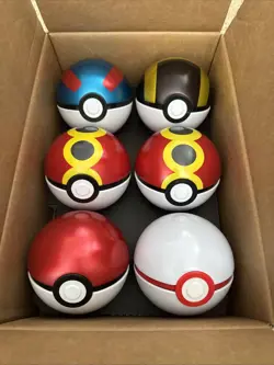Set of 6 - Pokemon TCG Pokeball Tins Empty - Assorted Tins - NO PACKS 🔥🔥🔥 - Image 1