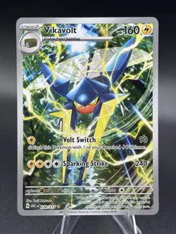Nintendo Pokemon TCG Vikavolt 230/217 Secret Rare Full Art Holo Cosmic Eclipse - Image 1